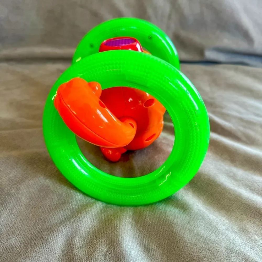 Bright Starts Roll & Glow Monkey Baby Toddler Toy